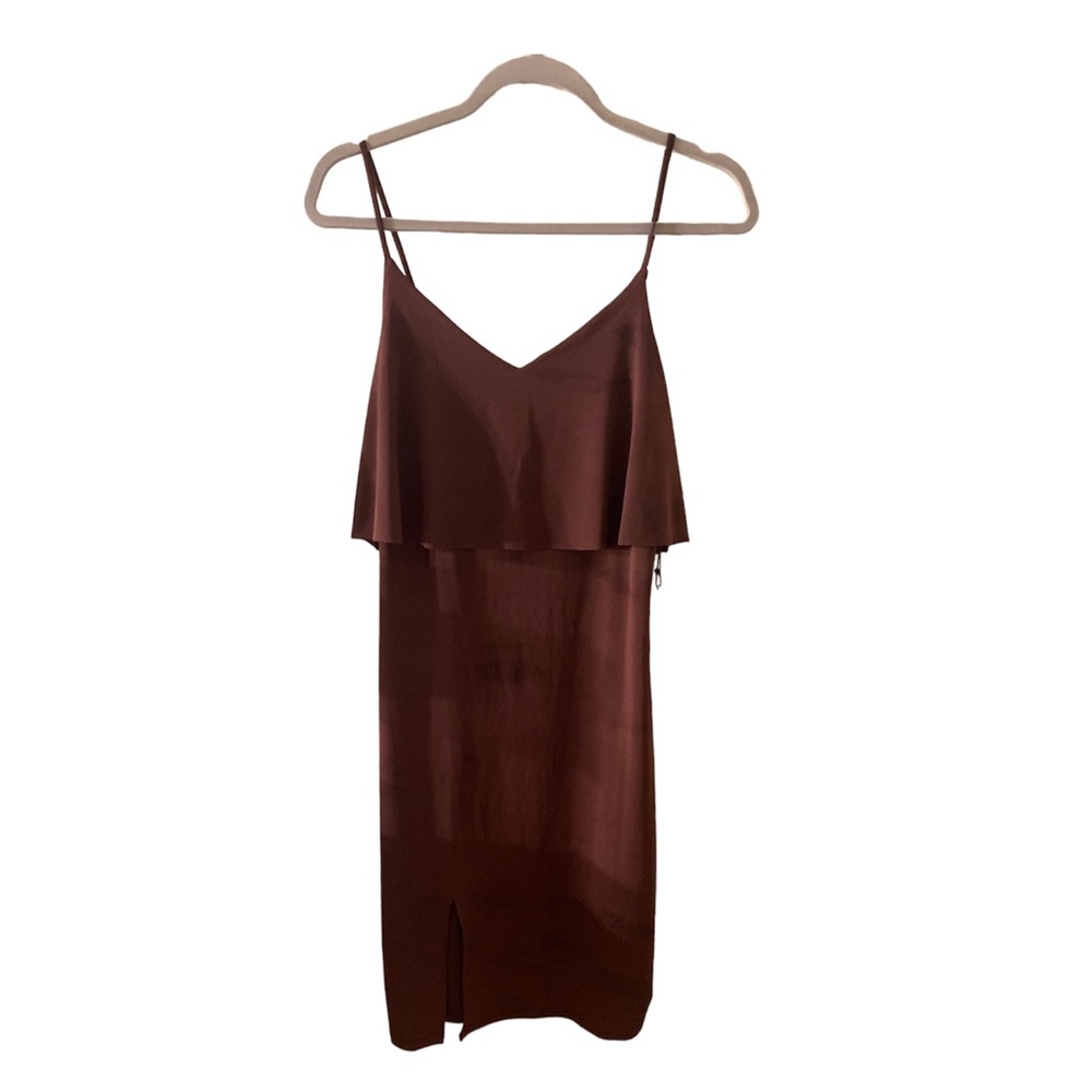 Burgundy dress